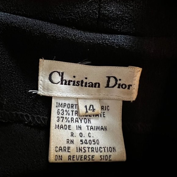 Christian Dior vintage black jumpsuit! - Picture 2 of 5